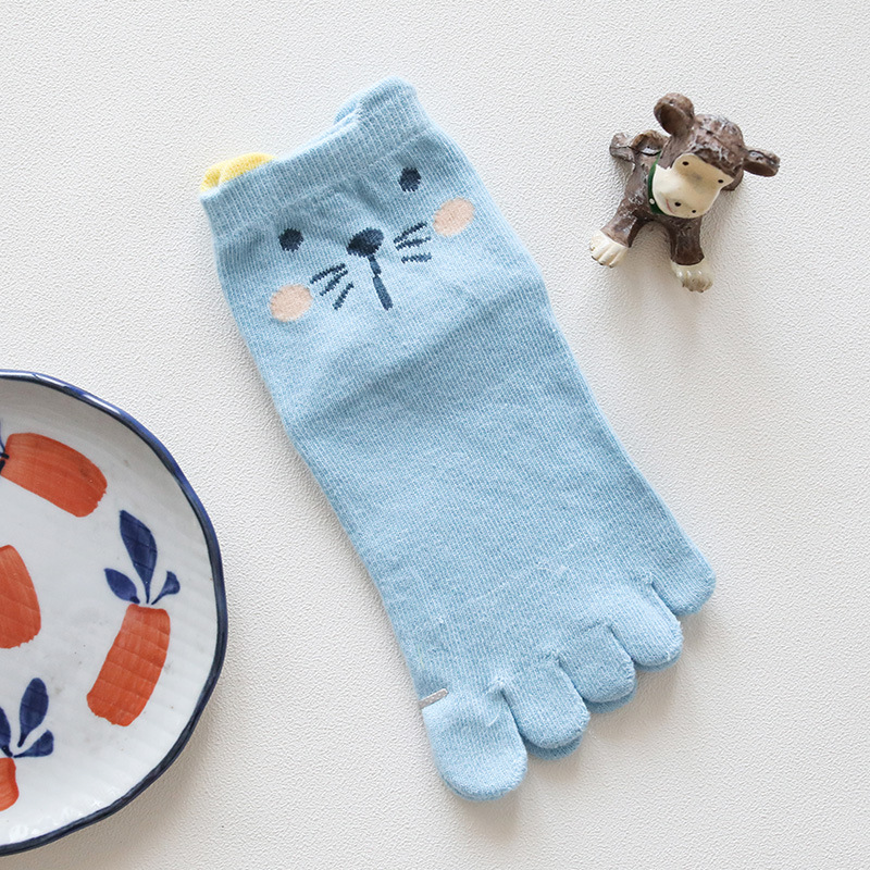 Children Toe Socks In Tube Socks Baby Socks Autumn And Winter Warmth Cartoon Socks Toe Socks